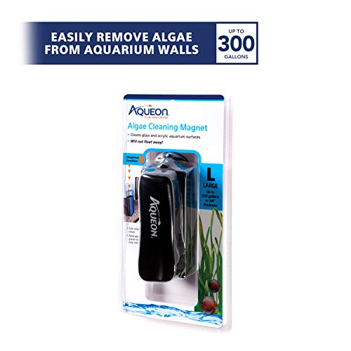Aqueon Aquarium Algae Scraper, Fish Tank Cleaning Magnet, Large - size: Large