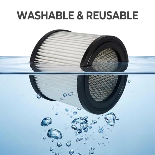 2 Pack DXVC4001 Replacement Filters for DEWALT 4-5 Gallon Wet/Dry Vac - size: 2 Pack DXVC4001