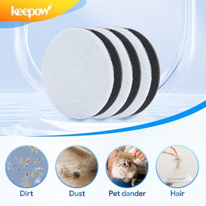 KEEPOW Vacuum Filter Compatible with Eureka Airspeed Bagless Upright - size: 3 Pack