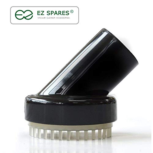 EZ SPARES 32mm Pet Grooming Vacuum Brush for Dogs and Cats, Soft PVC Brush