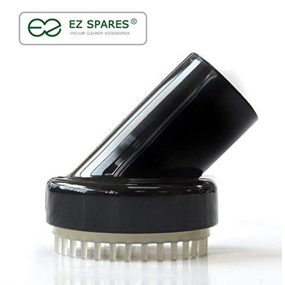 EZ SPARES 32mm Pet Grooming Vacuum Brush for Dogs and Cats, Soft PVC Brush