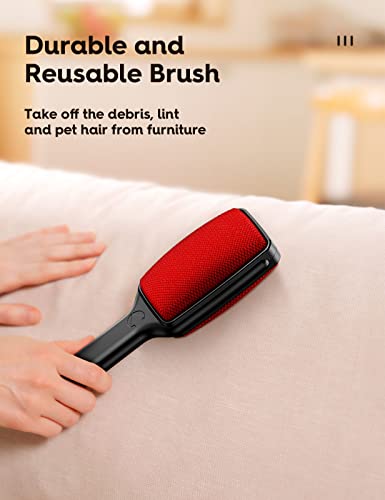 VASSON Double-Sided Velvet Lint Brush for Clothes and Pet Hair
