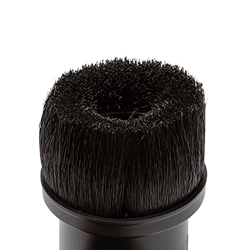 Shop-Vac 9067900 2.5 Inch Diameter Right Angle Brush, Ideal for Dusting Blinds And Irregular Surfaces, Works with 2.5 Inch Hose, Black, (1-Pack) - size: 2-1/2-Inch, style: Right Angle Round Brush
