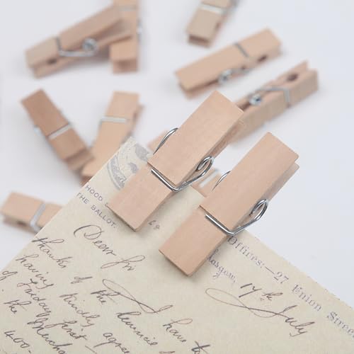 Large Wooden clothespins for Clothes 2.85 Inches Length,for Hanging Clothes,Craft,Food Opened Bags,DIY