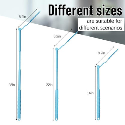 Colingmill 4 Pack Replacement Duster Handles, 3 Ft Extendable, Sky Blue - color: Sky Blue