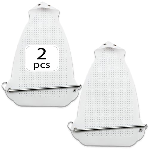 2025 Universal Iron Covers Anti scalding, Pressing Cloth for Ironing,Suitable for steam Ironing pad Accessories Made of fine Fabrics Such as Silk and Wool. 2-Pack (0.5mm)