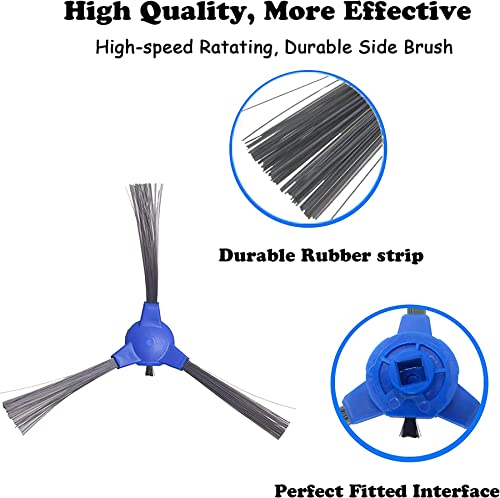 Side Brush Replacement for Eufy RoboVac 11S, RoboVac 12,RoboVac 15C, RoboVac 30, RoboVac 30C, RoboVac 35C Vacuum, 6Pack - style: Side Brushes 11S