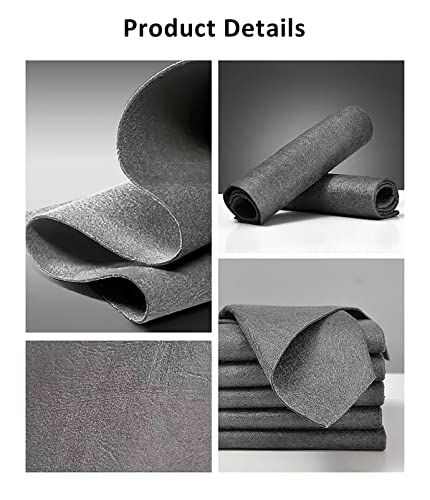 10 Packs Thickened Magic Cleaning Cloth, Microfiber Streak Free Miracle Cleaning Cloth,Reusable Glass Cleaning Rag,All-Purpose Microfiber Towels for Kitchens,Glass Cars,Window(20 * 30CM,Grey) - size: 20*30CM