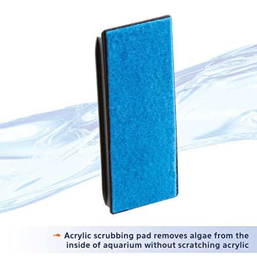 Aqueon Aquarium Algae Scraper, Fish Tank Cleaning Magnet, Large - size: Large
