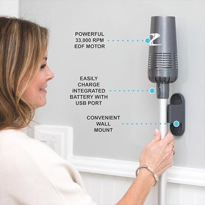 ZoomBroom - Lightweight Air Blower with Ergonomic Handle for Home & Patios