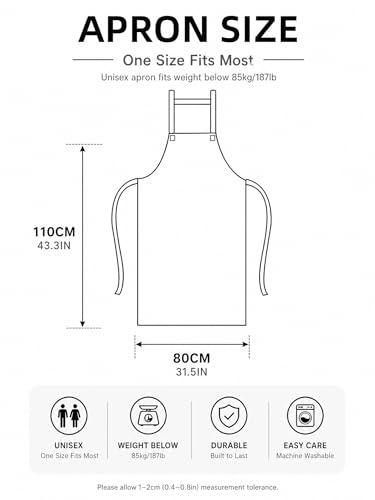 Molaxhome TPU Waterproof Apron Lightweight Oil-resistant Chef Apron - color: Transparent