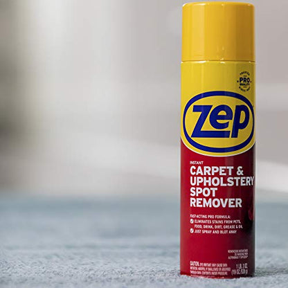 Zep ZUSPOT19 Instant Spot and Stain Remover, 19 oz (Pack of 2) - size: 19 Fl Oz (Pack of 2)