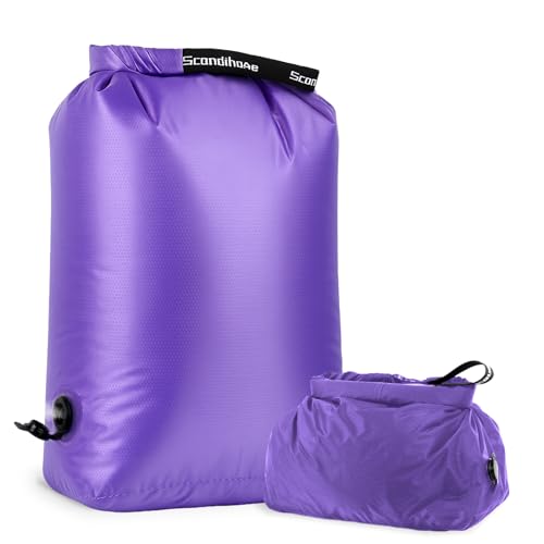 Travel Laundry Bag, Pump-free Vacuum Compression Dirty Clothes Bag, Medium Reusable Waterproof & Washable Laundry Bag, Wet and Dry Bag, Ideal for Suitcases, Laundromats (1 Pack) Purple - color: Purple, size: 17.5" L × 13.5" W × 5" H