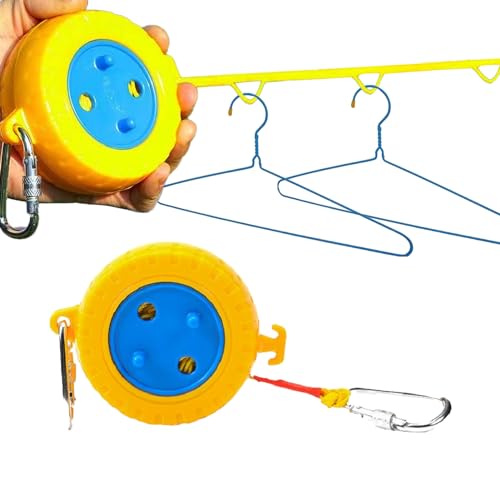 Portable Clothesline Indoors Outdoors Windproof and Slip-Resistant(1 piece) - size: 1 piece