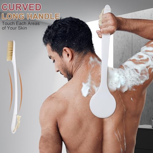 OWIIZI Long Handle Back Scrubber for Shower Bath Brush for Men Women
