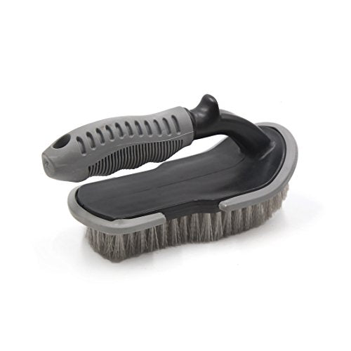 uxcell Handle Carpet Mat Chair Scrubbing Cleaning Brush for Home Car 1 Pack