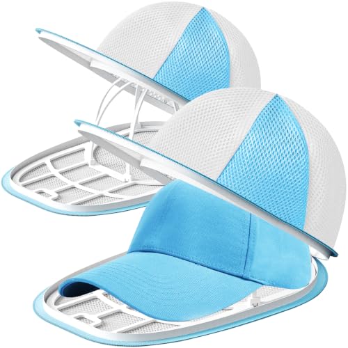 Eiito 2 Pack Hat Washer Cage for Washing Machine or Dishwasher, Blue - color: With Mesh Blue 2 Pack