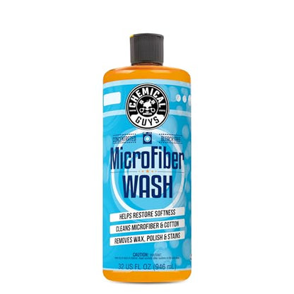 Chemical Guys, Microfiber Wash Detergent, Towel & Pad Deep Clean, 32 oz - size: 32 Fl Oz (Pack of 1)