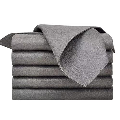 10pcs Genie Cloth Magic Cloth,Genie Magic Cleaning Cloth,Lint Free MicrofiberCleaning Cloths for Glass, Window, Kitchen,Stainless Steel,Cars & Screens,Reusable