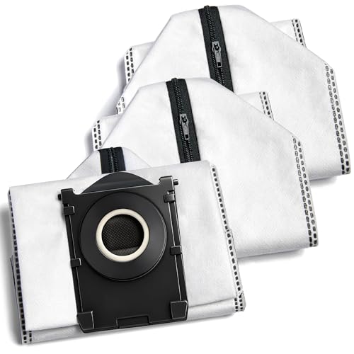 Reusable Dust Bags Compatiable with ECOVACS DEEBOT X9 PRO OMNI/ X8 PRO OMNI /T80 OMNI/T50 OMNI/T50 PRO OMNI/T50 PRO MAX Robot Vacuum, 3 Pack