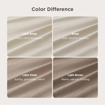 Bedsure Duvet Cover Full Size, 1Pc Soft Double Brushed Bedding, Beige - color: 00 - Beige, size: Full (Only Duvet Cover)