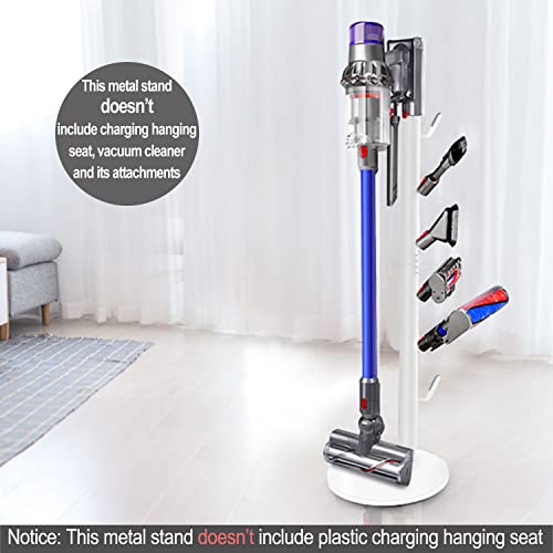 XIGOO Freestanding Vacuum Stand Holder with 6 Hooks - color: White, style: 6 Hooks