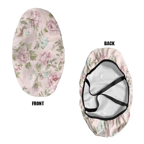 Ironing Board Cover 14x24 Inch Iron Board Cover with Elastic Edge, Scorch Resistant Ironing Pad Dust Cover, Vintage Pink Peony Floral Pattern - color: Vintage Pink Peony Floral Pattern