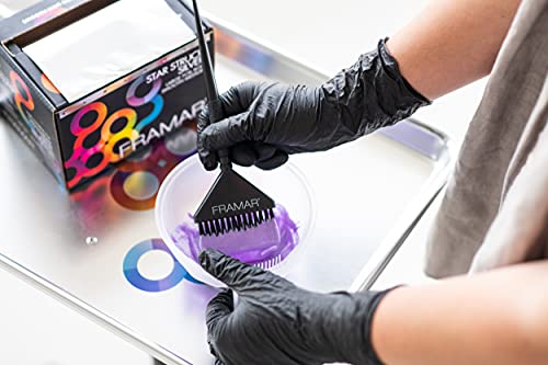 FRAMAR Powder Free Nitrile Gloves Medium, Guantes De Nitrile - size: Medium (Pack of 100)