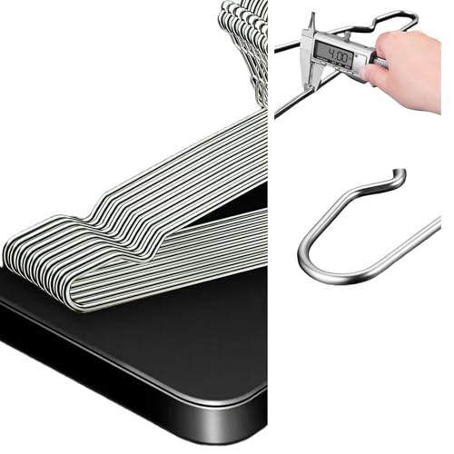 4mm Lockable Coat Hangers Heavy Duty Windproof Clothes Hanger