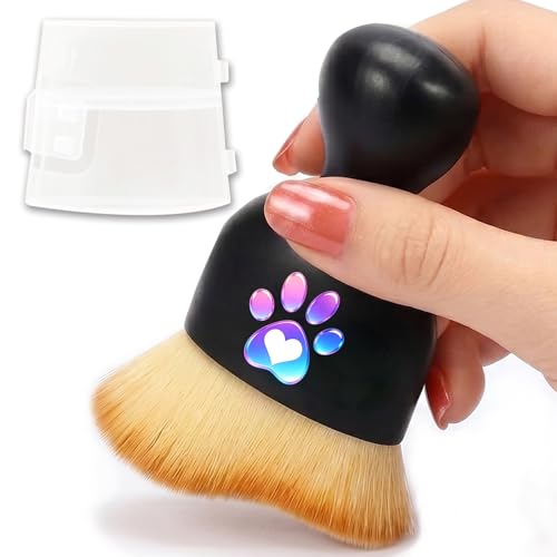 Dog Paw Print Car Detailing Brush Soft Bristle Auto Interior Cleaning Brush - color: Dog Paw Print