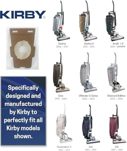 Kirby Allergen Reduction HEPA Filter Bags 6-Pack | Part #204811 | OEM Replacement for F-Style & Twist-Style Kirby Vacuums