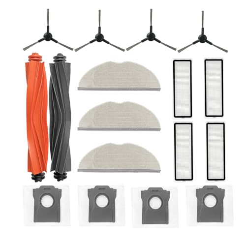 Replacement Accessories Kit For mova s20 ultra / RLM71CE Robot Vacuum - color: 17 pack Replacement Parts For mova s20 Ultra Robot Vacuum