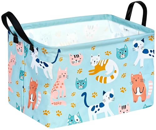 Foldable Nursery Hamper Storage Basket - color: CAT
