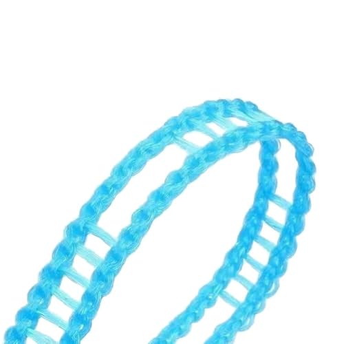 Clothes Line with Hooks Blue Clothesline Heavy Duty 10M Basking Rope Indoor Outdoor(10m)