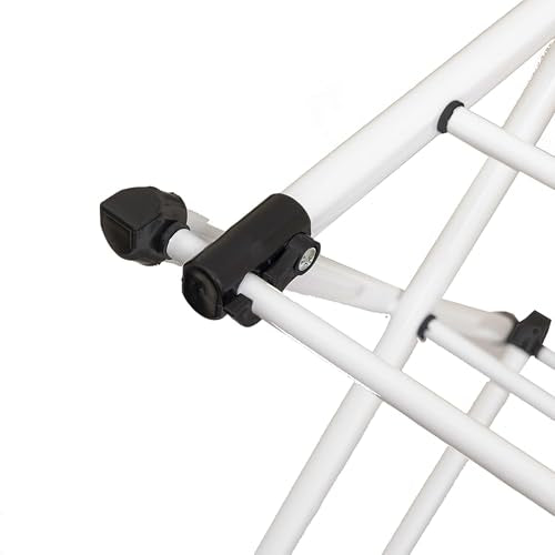 Honey-Can-Do 3-Tier Oversized Clothes Drying Rack, 31" Wide, No Assembly - color: White, size: 31" W