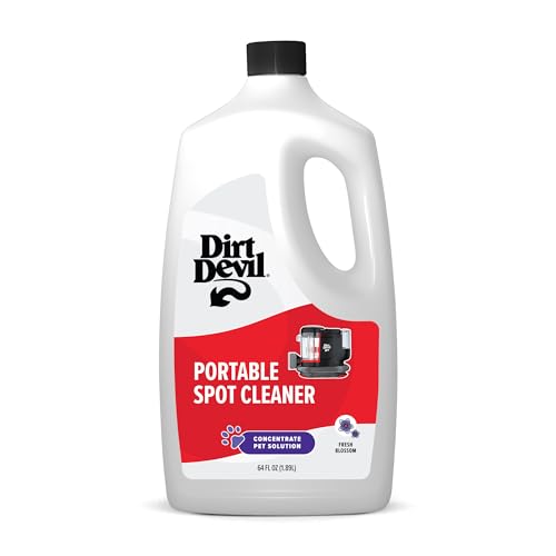 Dirt Devil Pet Portable Spot Cleaner Solution, 64 Oz., Fresh Blossom Scent - style: 64 fl oz (Pack of 1)