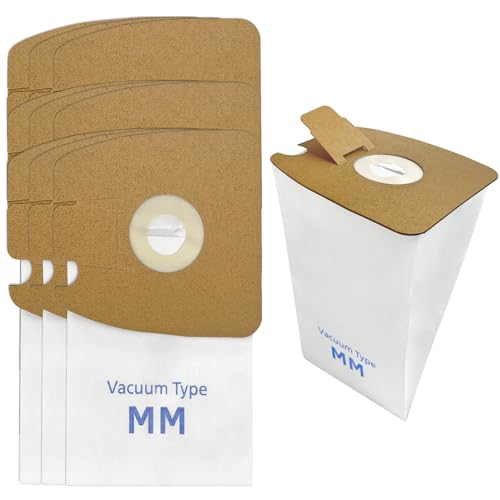 10 Pack MM Vacuum Bags for Sanitaire S3680 & SC3680 Canister Vacuums & Eureka Mighty Mite 3670 3680 4100 4300 5180 Series Canisters, Model 60297A, 60295A, 60295B, 60295C, 60296C, 63253A - color: 10 Pack