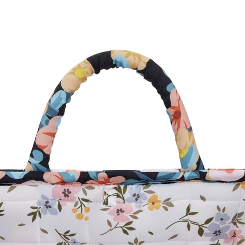 Boho Fabric Storage Basket, Large Capacity Laundry Basket, 12.2'' x 10.23'' x 10.23'' Collapsible Laundry Hamper with Easy Carry Handles (A Multi-Color 4, L) - color: A Multi-Color 4