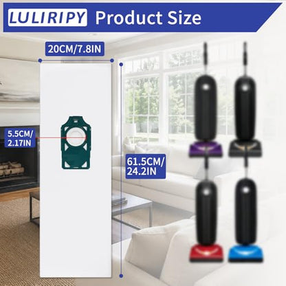 Replacement HEPA RLH-6 Vacuum Bags Compatible with Riccar Supralite