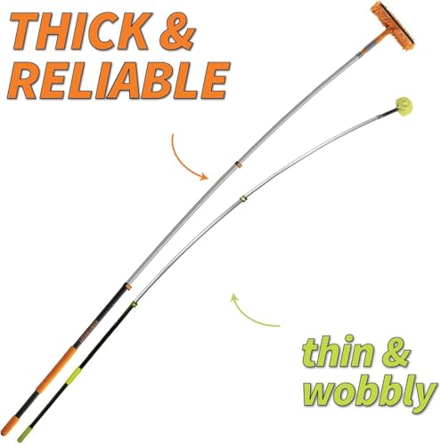 5-30 ft Window Washing Kit with Extension Pole (36+ Foot Reach) - size: 30 feet