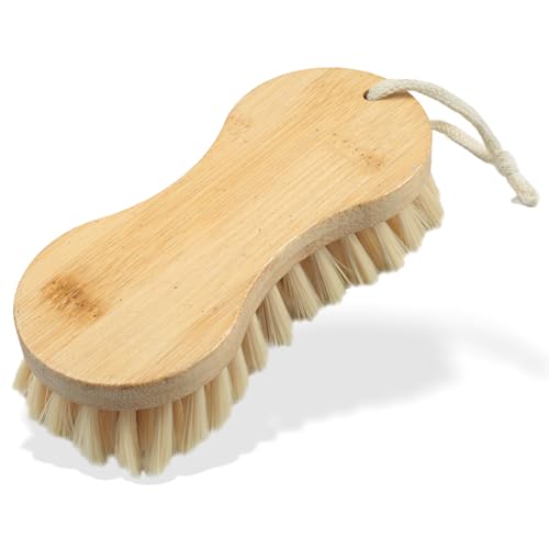 Cleaning Brush – Wood Body Utility Scrub Brush with PET Bristles – Ideal for Tough Cleaning Tasks, Perfect for Hardwood Floors, Indoor and Outdoor Use
