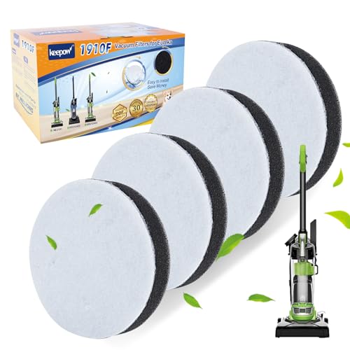 KEEPOW NEU100 Vacuum Filters for Eureka Airspeed Compact Bagless Upright - size: 4 Pack