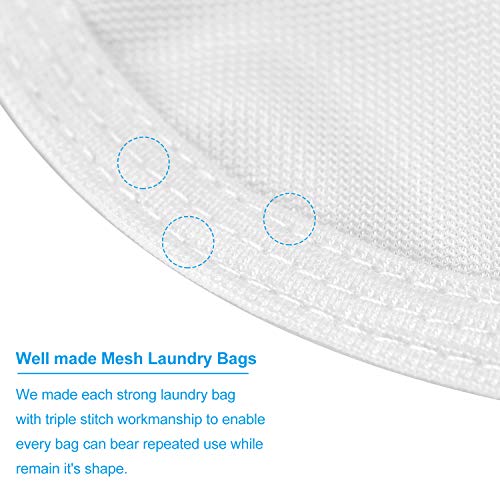 GOGOODA 3 Pack Delicates Laundry Bags, Fine Mesh Wash Bag with Hanging Loop - size: 3 set (1 Medium, 2 Large)