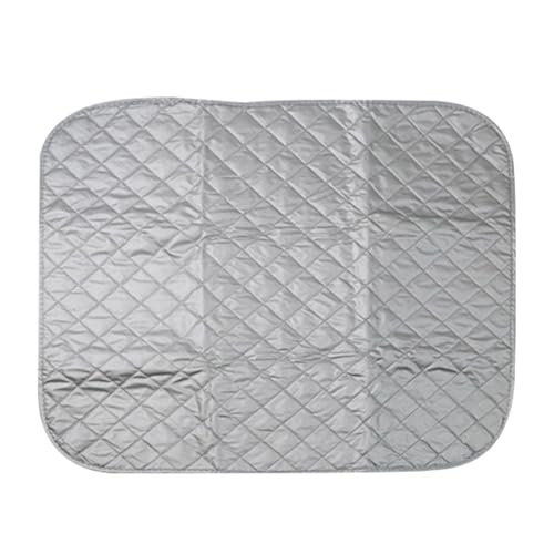 Folding Ironing Mat, Heat Resistant Tabletop Ironing Pad for Washer or Dryer Tops, Portable Ironing-Board Cover for Travel Office Student Dormitory, Double Sided Use - color: 23.62x21.65inch, size: Magnet