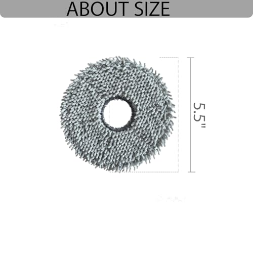 15 Pack Washable Mop Pads For ECOVACS X2,T30S,N30,T50 Series Robot Vacuum