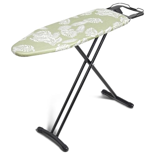 Duwee 12"x36" Ironing Board with Heat Resistant Cover Thicken Felt Pad - color: Green