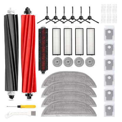 33 Pcs S8 Max/Max V Ultra Replacement Accessories Compatible with Roborock - color: for S8 Max/Max V Ultra