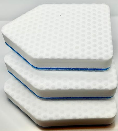 Melamine Eraser Refill Pads for Extendable Tile Scrubber, 3 Pack - style: Magic Sponge Erasers Fit Tub Tile Shower Scrubber