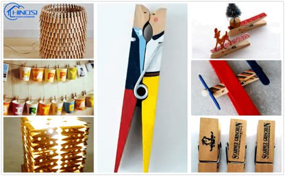 30pcs Large Wooden Clothespins, Sturdy and Heavy Duty Clothes Pins for Hanging, Outdoor, Crafts