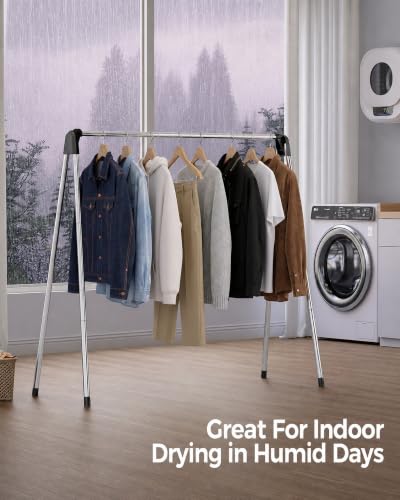 TOOLF Clothes Drying Rack Foldable, Portable Clothes Rack for Travel - size: 48 inch New